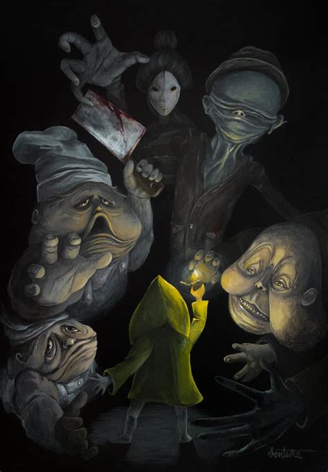 Little Nightmares painting by Chloe Ventura : r/LittleNightmares